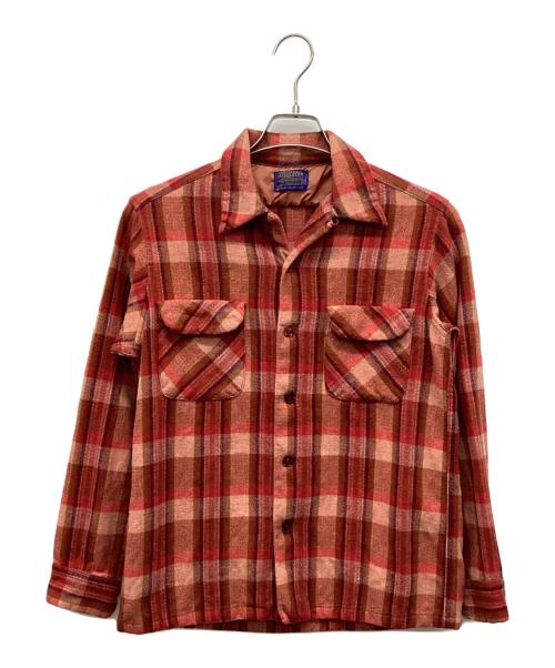 PENDLETON（ペンドルトン）PENDLETON (ペンドルトン) ウールチェックシャツ レッド サイズ:Mの古着・服飾アイテム