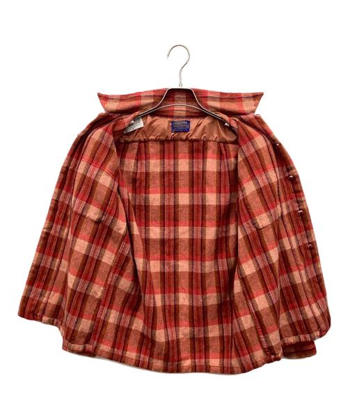 PENDLETON（ペンドルトン）PENDLETON (ペンドルトン) ウールチェックシャツ レッド サイズ:Mの古着・服飾アイテム