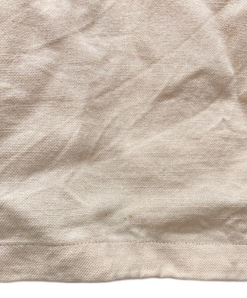 VAN HEUSEN（ヴァンヒューセン/バンヒューゼン）VAN HEUSEN (ヴァンヒューセン/バンヒューゼン) レーヨンオープンカラーシャツ ベージュ サイズ:Mの古着・服飾アイテム