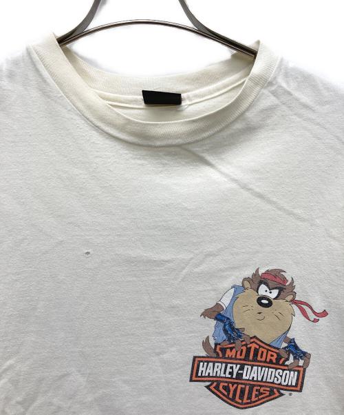 HARLEY-DAVIDSON（ハーレーダビッドソン）HARLEY-DAVIDSON (ハーレーダビッドソン) Tシャツ ホワイト サイズ:不明の古着・服飾アイテム