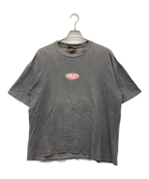 CONART（コナート）CONART (コナート) BROCKUM (ブロッカム) グラフィックプリントTシャツ ブラック サイズ:XLの古着・服飾アイテム