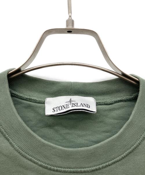 STONE ISLAND（ストーンアイランド）STONE ISLAND (ストーンアイランド) アイコンパッチクルーネックスウェット オリーブ サイズ:Sの古着・服飾アイテム