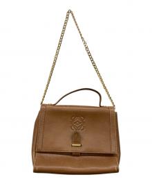 LOEWE（ロエベ）の古着「チェーンショルダーバッグ」｜ブラウン