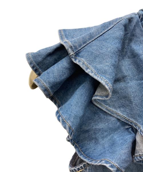 Snidel（スナイデル）Snidel (スナイデル) デニムフリルワンピース インディゴの古着・服飾アイテム