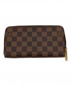 LOUIS VUITTONルイ ヴィトン）の古着「ダミエ　ジッピーウォレット」｜ブラウン