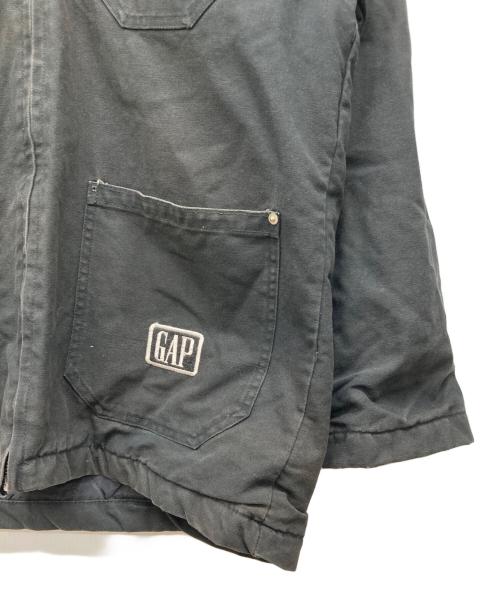 GAP（ギャップ）GAP (ギャップ) キルティングライナーダック地ジャケット ブラック サイズ:Lの古着・服飾アイテム