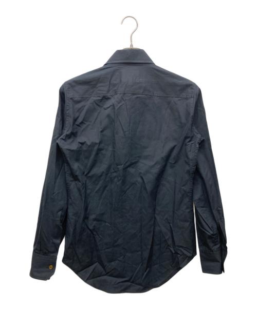 Vivienne Westwood man（ヴィヴィアン ウェストウッド マン）Vivienne Westwood man (ヴィヴィアン ウェストウッド マン) トレボットーニシャツ ブラック サイズ:44の古着・服飾アイテム