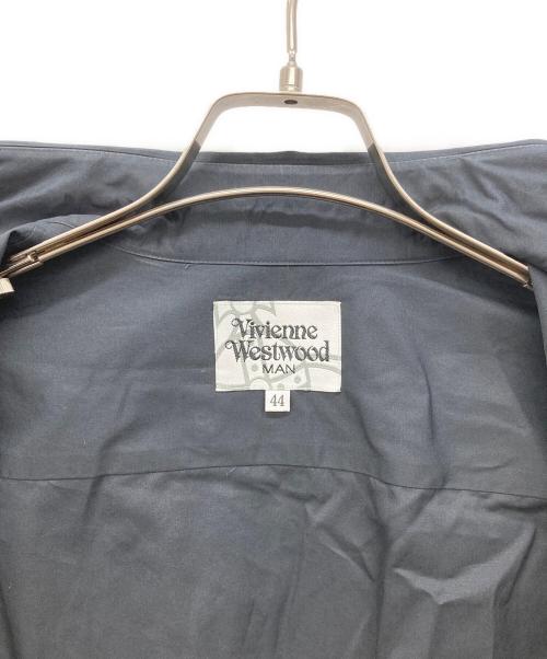 Vivienne Westwood man（ヴィヴィアン ウェストウッド マン）Vivienne Westwood man (ヴィヴィアン ウェストウッド マン) トレボットーニシャツ ブラック サイズ:44の古着・服飾アイテム