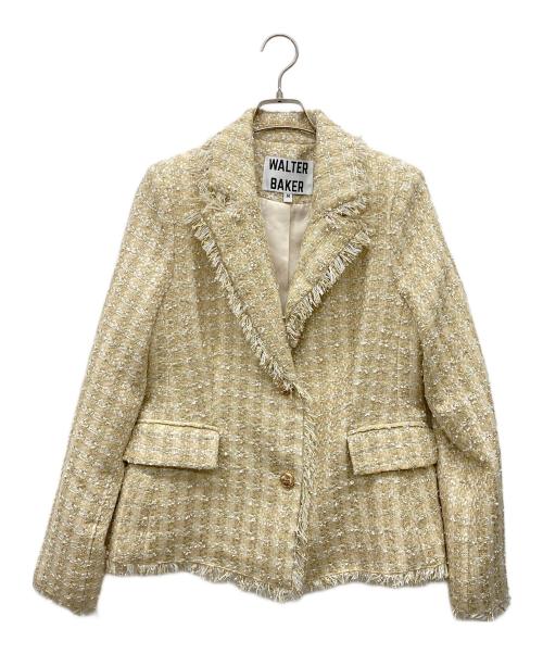 walter baker（ウォルターベーカー）WALTER BAKER (ウォルターベーカー) ツイードジャケット ベージュ サイズ:Mの古着・服飾アイテム