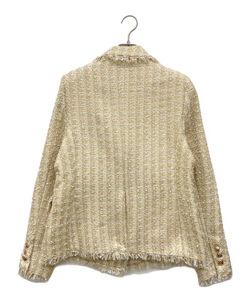 walter baker（ウォルターベーカー）WALTER BAKER (ウォルターベーカー) ツイードジャケット ベージュ サイズ:Mの古着・服飾アイテム