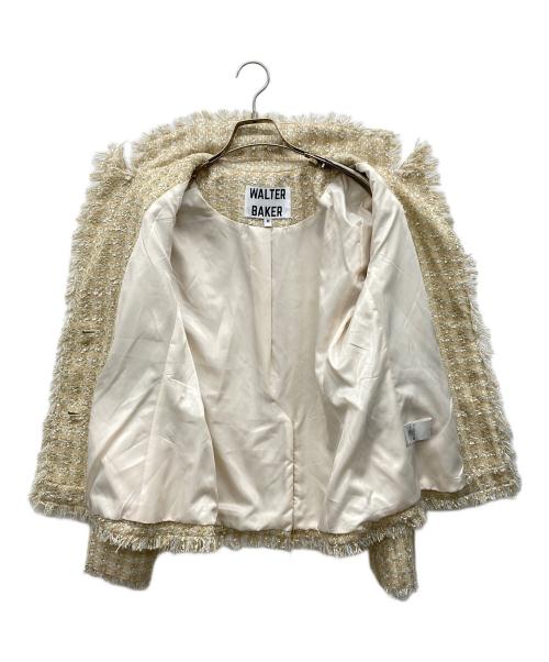 walter baker（ウォルターベーカー）WALTER BAKER (ウォルターベーカー) ツイードジャケット ベージュ サイズ:Mの古着・服飾アイテム