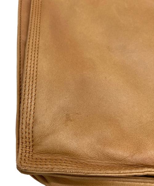 LOEWE（ロエベ）LOEWE (ロエベ) アナグラムレザー巾着ショルダーバッグ ブラウンの古着・服飾アイテム