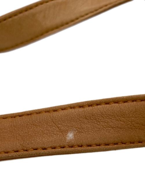 LOEWE（ロエベ）LOEWE (ロエベ) アナグラムレザー巾着ショルダーバッグ ブラウンの古着・服飾アイテム