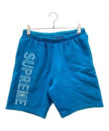 SUPREME（シュプリーム）の古着「Leg Embroidery Sweatshort」｜ブルー