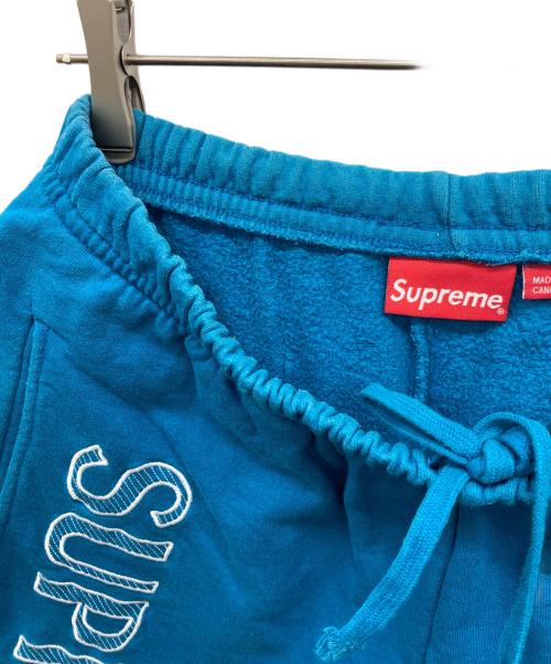 SUPREME（シュプリーム）Supreme (シュプリーム) Leg Embroidery Sweatshort ブルー サイズ:Smallの古着・服飾アイテム