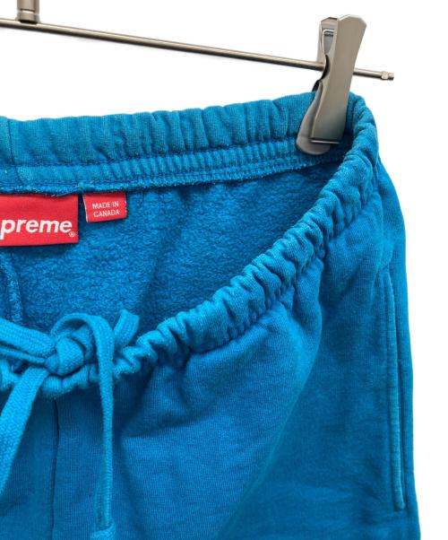 SUPREME（シュプリーム）Supreme (シュプリーム) Leg Embroidery Sweatshort ブルー サイズ:Smallの古着・服飾アイテム