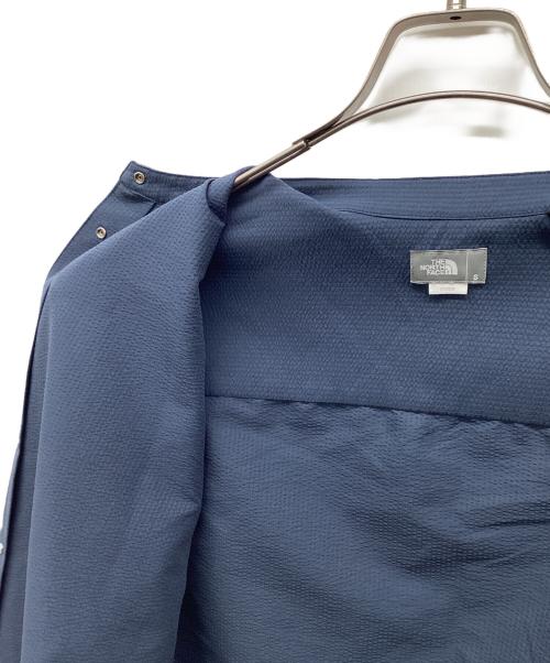THE NORTH FACE（ザ ノース フェイス）THE NORTH FACE (ザ ノース フェイス) シアサッカーオーバーシャツ ネイビー サイズ:Sの古着・服飾アイテム