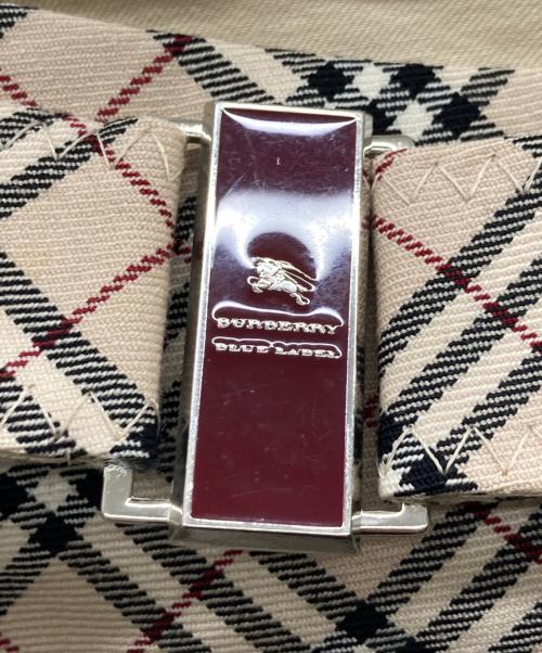 BURBERRY BLUE LABEL（バーバリーロンドンブルーレーベル）BURBERRY BLUE LABEL (バーバリーロンドンブルーレーベル) チェックスカート ベージュ サイズ:36の古着・服飾アイテム
