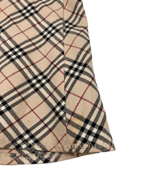 BURBERRY BLUE LABEL（バーバリーロンドンブルーレーベル）BURBERRY BLUE LABEL (バーバリーロンドンブルーレーベル) チェックスカート ベージュ サイズ:36の古着・服飾アイテム
