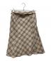 BURBERRY BLUE LABEL (バーバリーロンドンブルーレーベル) チェックスカート ベージュ サイズ:36：5000円