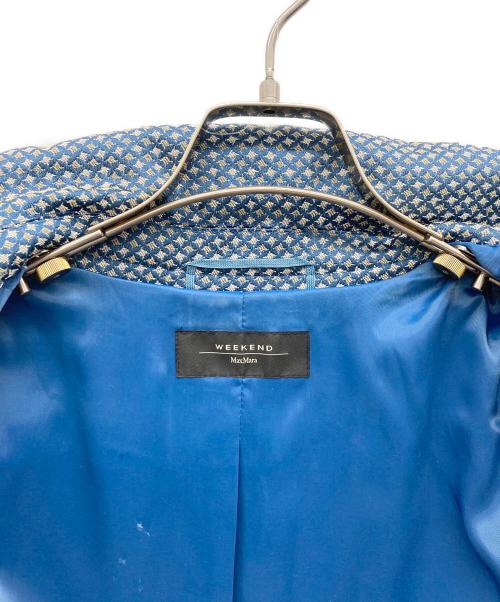 WEEKEND Max Mara（ウィークエンド マックスマーラ）Weekend Max Mara (ウィークエンド マックスマーラ) テーラードジャケット ブルー サイズ:J 38の古着・服飾アイテム