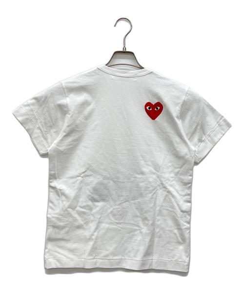 THE NORTH FACE（ザ ノース フェイス）THE NORTH FACE (ザ ノース フェイス) PLAY COMME des GARCONS (プレイコムデギャルソン) コラボTシャツ ホワイト サイズ:Lの古着・服飾アイテム