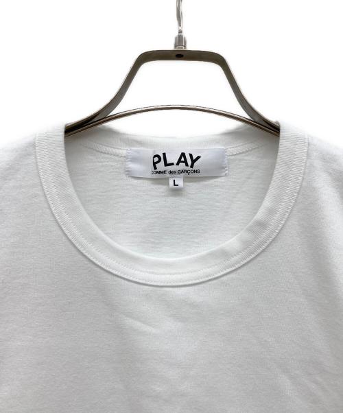 THE NORTH FACE（ザ ノース フェイス）THE NORTH FACE (ザ ノース フェイス) PLAY COMME des GARCONS (プレイコムデギャルソン) コラボTシャツ ホワイト サイズ:Lの古着・服飾アイテム