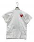 THE NORTH FACE (ザ ノース フェイス) PLAY COMME des GARCONS (プレイコムデギャルソン) コラボTシャツ ホワイト サイズ:L：6000円