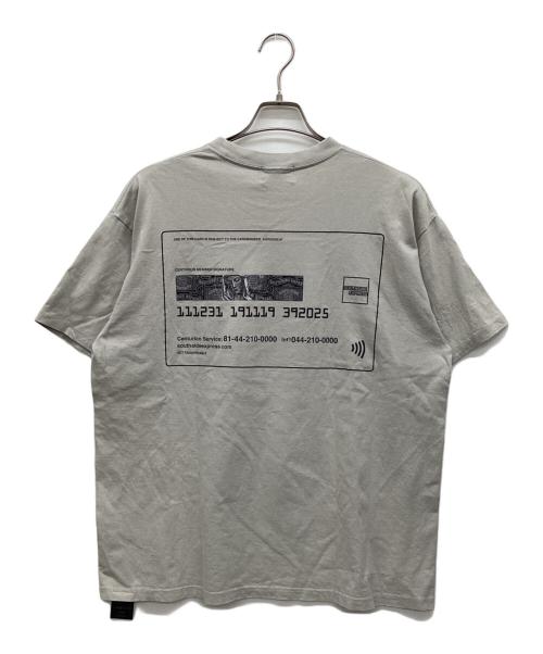 BREATH（ブレス）BREATH (ブレス) BLACK CARD TEE グレー サイズ:Lの古着・服飾アイテム