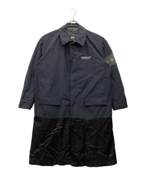 Denham（デンハム）Denham (デンハム) ステンカラーコート ブラック サイズ:X-LARGEの古着・服飾アイテム