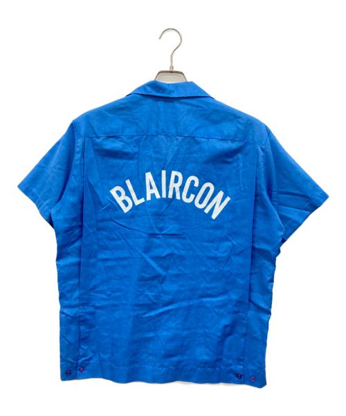 Hilton（ヒルトン）Hilton (ヒルトン) オープンカラーシャツ ブルー サイズ:15-M-15 1/2の古着・服飾アイテム