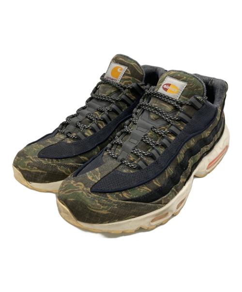 NIKE（ナイキ）NIKE (ナイキ) CarHartt (カーハート) AIR MAX 95 WIP カーキ×ブラック サイズ:US11の古着・服飾アイテム