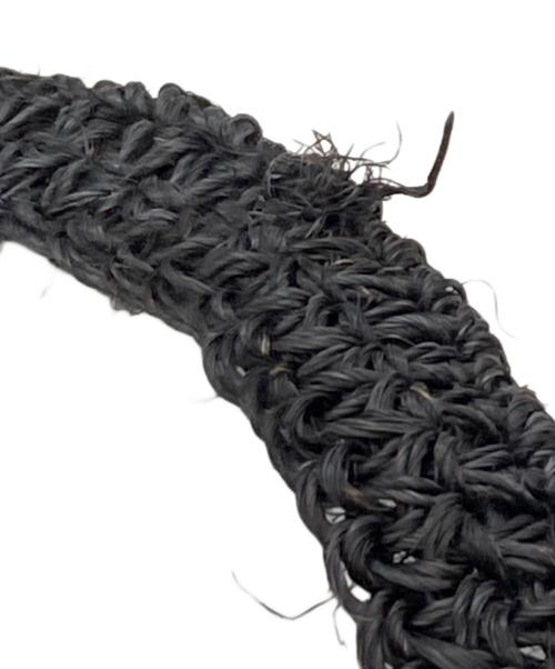 MARNI（マルニ）MARNI (マルニ) MARKET FIQUE ナチュラルファイバーショッパー ブラック×ベージュの古着・服飾アイテム