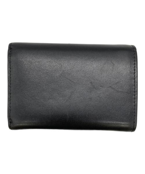 DIESEL（ディーゼル）DIESEL (ディーゼル) オーバルD3つ折り財布 ブラックの古着・服飾アイテム