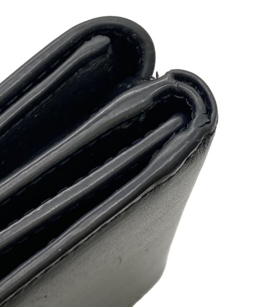 DIESEL（ディーゼル）DIESEL (ディーゼル) オーバルD3つ折り財布 ブラックの古着・服飾アイテム