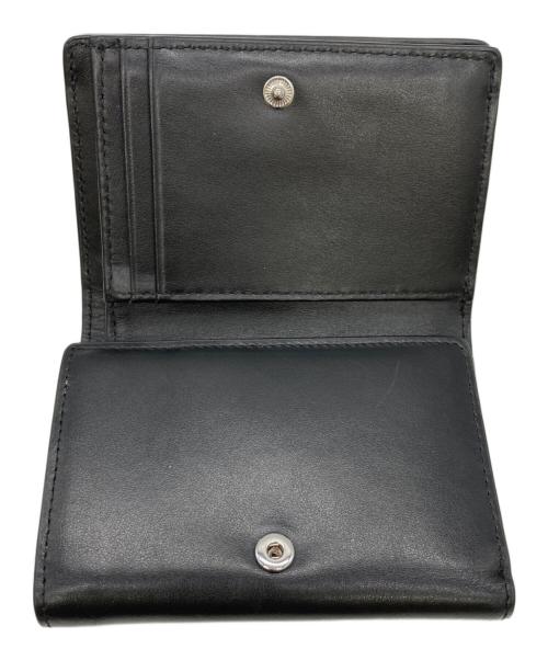 DIESEL（ディーゼル）DIESEL (ディーゼル) オーバルD3つ折り財布 ブラックの古着・服飾アイテム