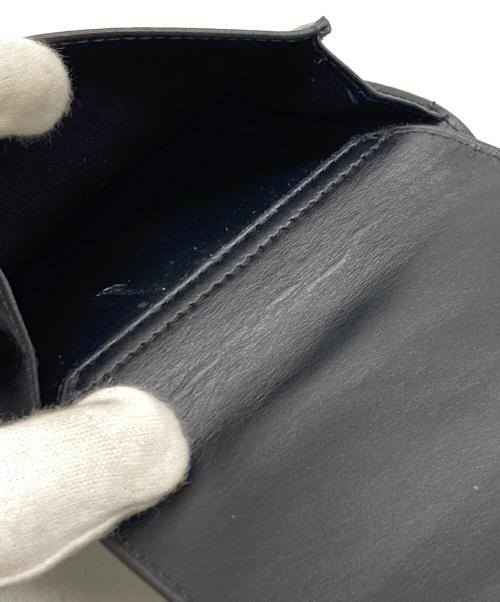 DIESEL（ディーゼル）DIESEL (ディーゼル) オーバルD3つ折り財布 ブラックの古着・服飾アイテム