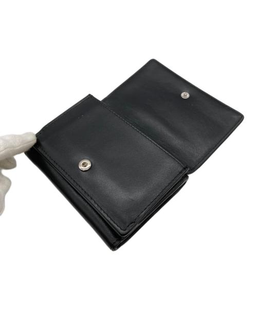 DIESEL（ディーゼル）DIESEL (ディーゼル) オーバルD3つ折り財布 ブラックの古着・服飾アイテム