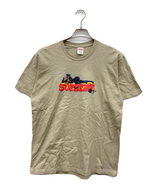 SUPREME（シュプリーム）Supreme (シュプリーム) catwoman tee ベージュ サイズ:Mの古着・服飾アイテム