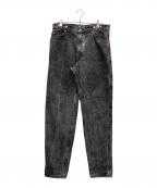 LEVI'Sリーバイス）の古着「サスペンダーボタンデニムパンツ」｜ブラック