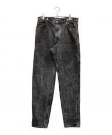 LEVI'S（リーバイス）の古着「サスペンダーボタンデニムパンツ」｜ブラック
