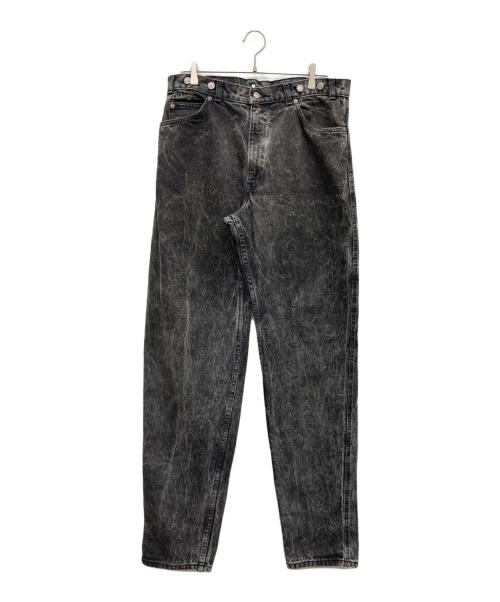 LEVI'S（リーバイス）LEVI'S (リーバイス) サスペンダーボタンデニムパンツ ブラック サイズ:W36×L34の古着・服飾アイテム