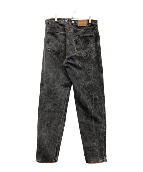 LEVI'S（リーバイス）LEVI'S (リーバイス) サスペンダーボタンデニムパンツ ブラック サイズ:W36×L34の古着・服飾アイテム