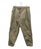 NIKEナイキ）の古着「ナイロンパンツ」｜ベージュ