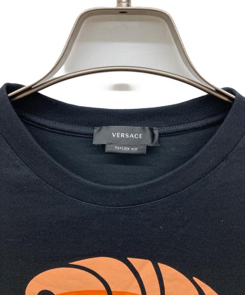 VERSACE（ヴェルサーチェ）VERSACE (ヴェルサーチェ) 半袖カットソー ブラック サイズ:Mの古着・服飾アイテム