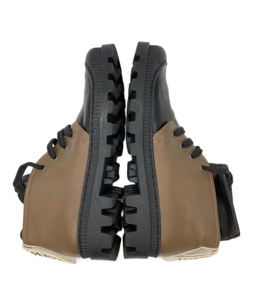 LOEWE（ロエベ）LOEWE (ロエベ) ストレッチ コンバット ブーツ ブラウン サイズ:38の古着・服飾アイテム