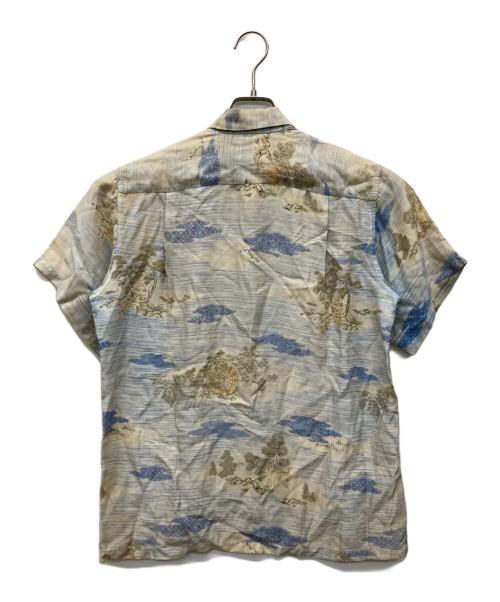 Olu Olu（オルオル）Olu Olu (オルオル) ヴィンテージレーヨンアロハシャツ ベージュ サイズ:表記無しの古着・服飾アイテム