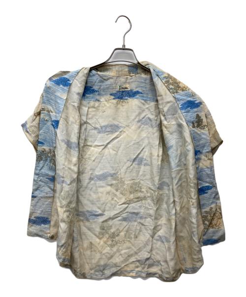 Olu Olu（オルオル）Olu Olu (オルオル) ヴィンテージレーヨンアロハシャツ ベージュ サイズ:表記無しの古着・服飾アイテム