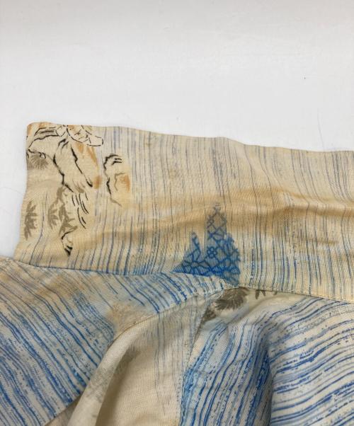 Olu Olu（オルオル）Olu Olu (オルオル) ヴィンテージレーヨンアロハシャツ ベージュ サイズ:表記無しの古着・服飾アイテム