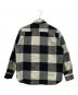 GRIP SWANY (グリップスワニー) FLANNEL FIELD SHIRT ブラック×ホワイト サイズ:L：7000円